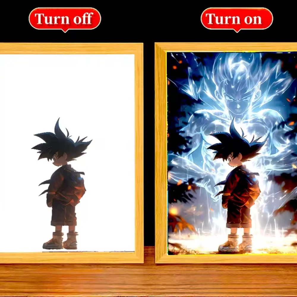 Anime LED Light Box with Character Design